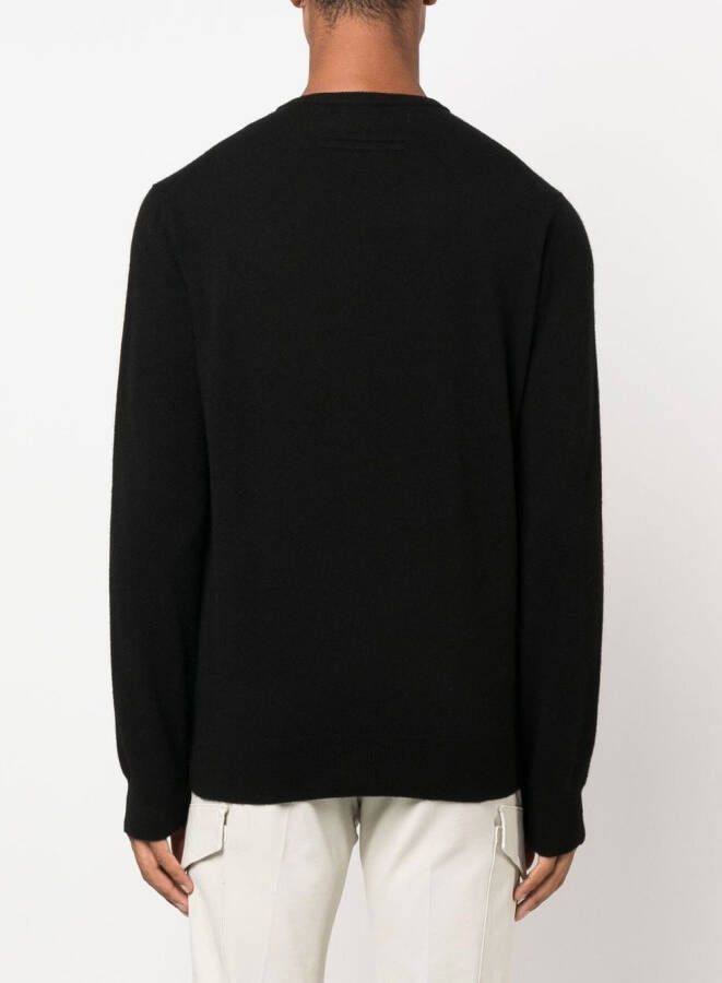 Zegna Kasjmier trui Zwart