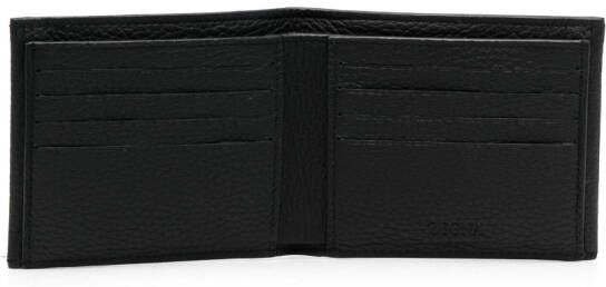 Zegna Portemonnee met logoplakkaat Zwart