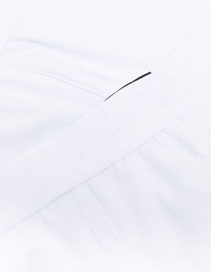 Zegna Twee boxershorts met logoband Wit