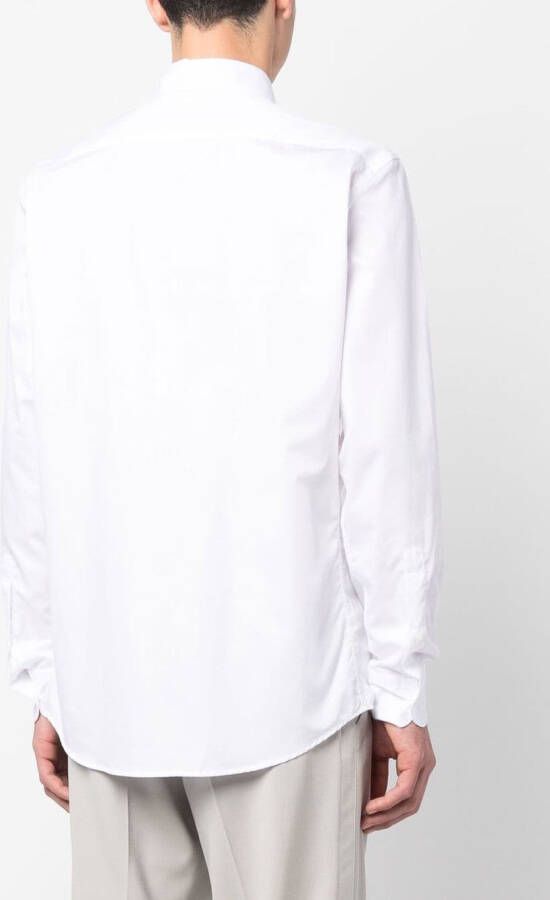 Zegna Katoenen overhemd Wit