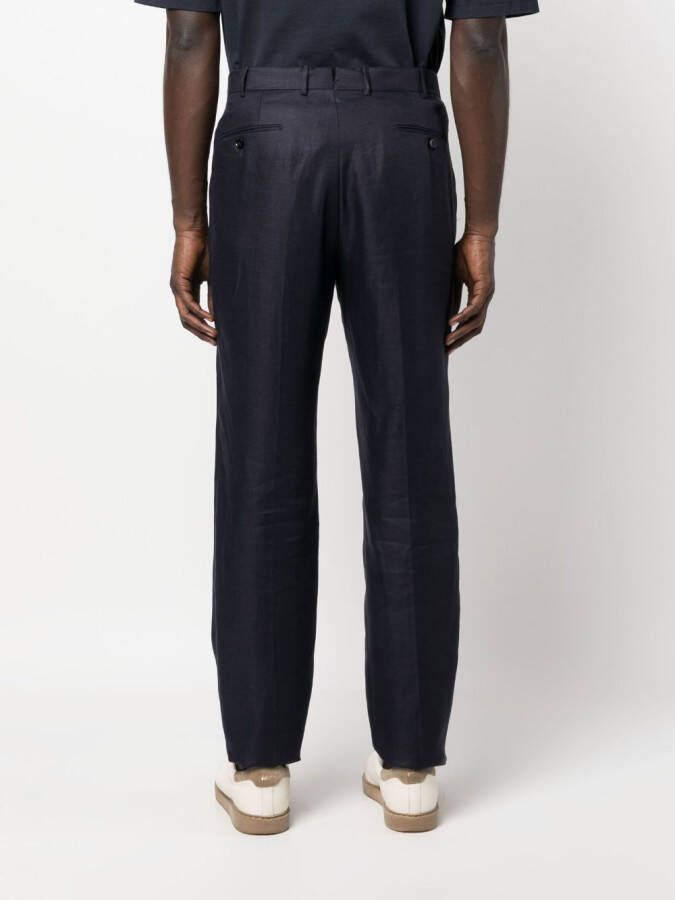Zegna Straight broek Blauw