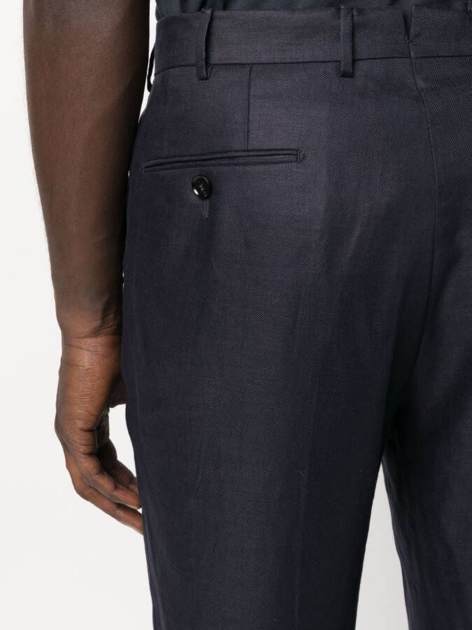 Zegna Straight broek Blauw
