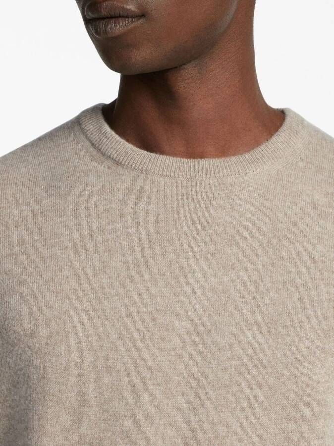 Zegna Oasi crew-neck cashmere jumper Beige