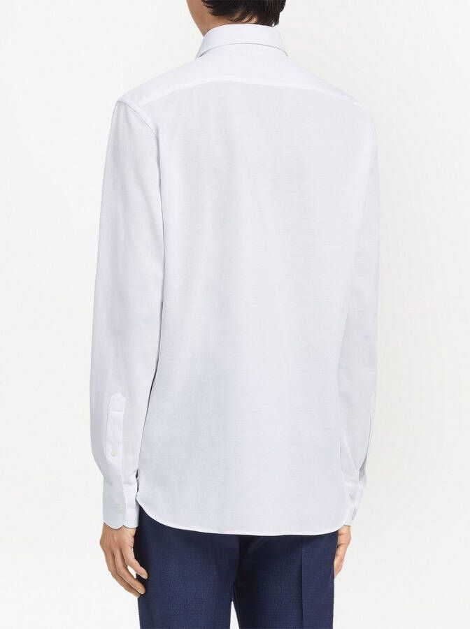 Zegna Overhemd met korte mouwen Wit