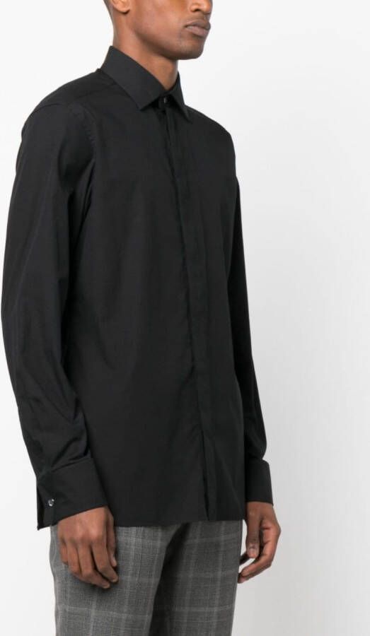 Zegna Overhemd met lange mouwen Zwart