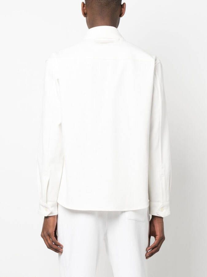 Zegna Overhemd met opgestikte zak Wit