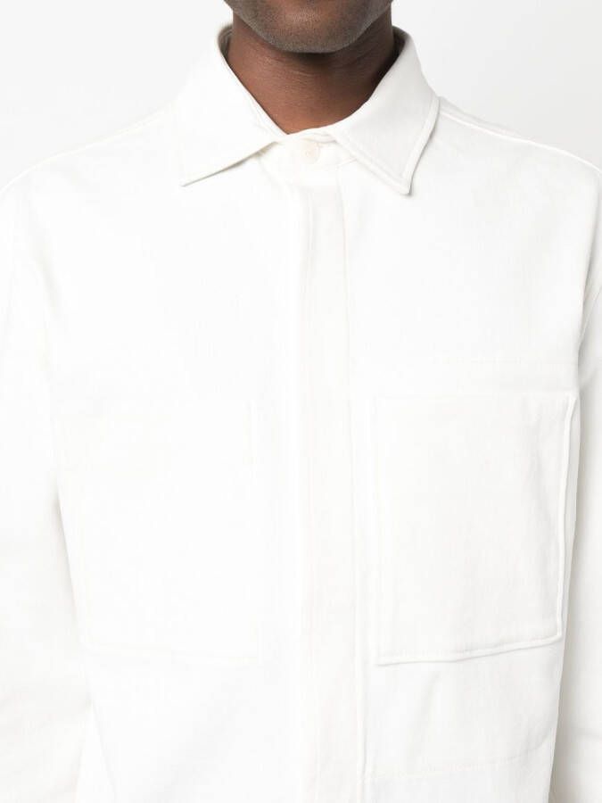 Zegna Overhemd met opgestikte zak Wit