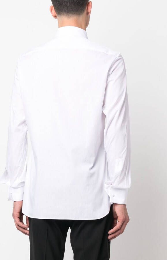Zegna Overhemd van zijdemix Wit