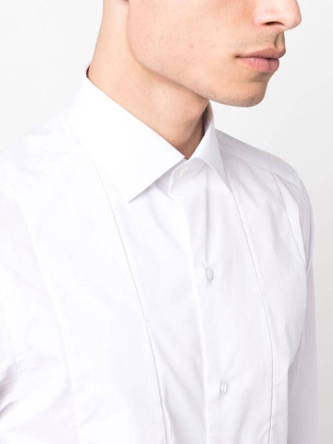 Zegna Overhemd van zijdemix Wit