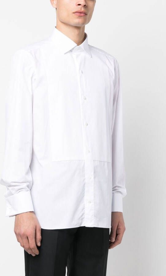 Zegna Overhemd met vlakken Wit