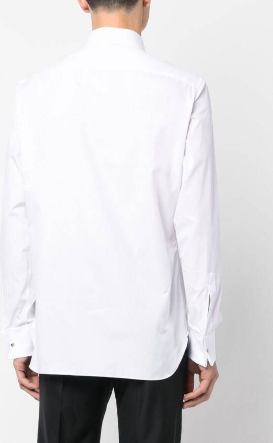Zegna Overhemd met vlakken Wit