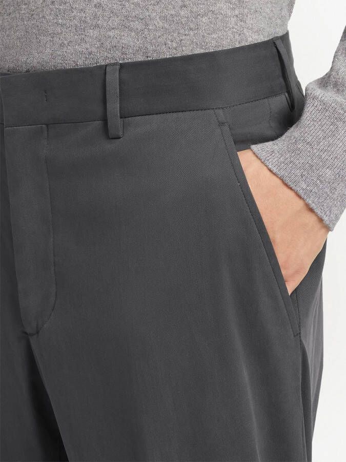 Zegna Pantalon met toelopende pijpen Grijs