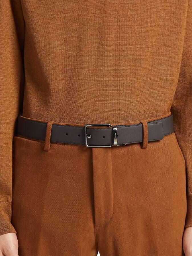 Zegna Omkeerbare riem Bruin