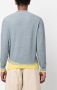 Zegna Ribgebreide sweater Blauw - Thumbnail 4