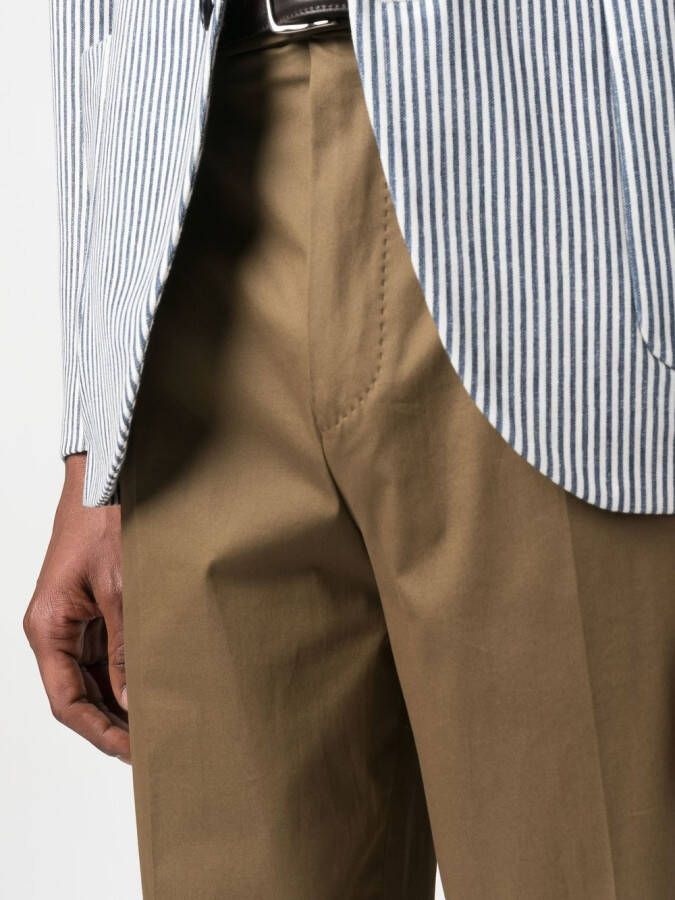 Zegna Ruimvallende broek Groen