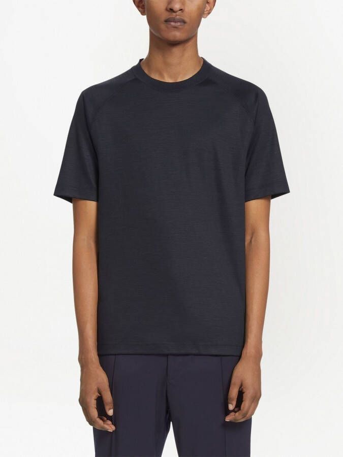 Zegna T-shirt met korte mouwen Blauw