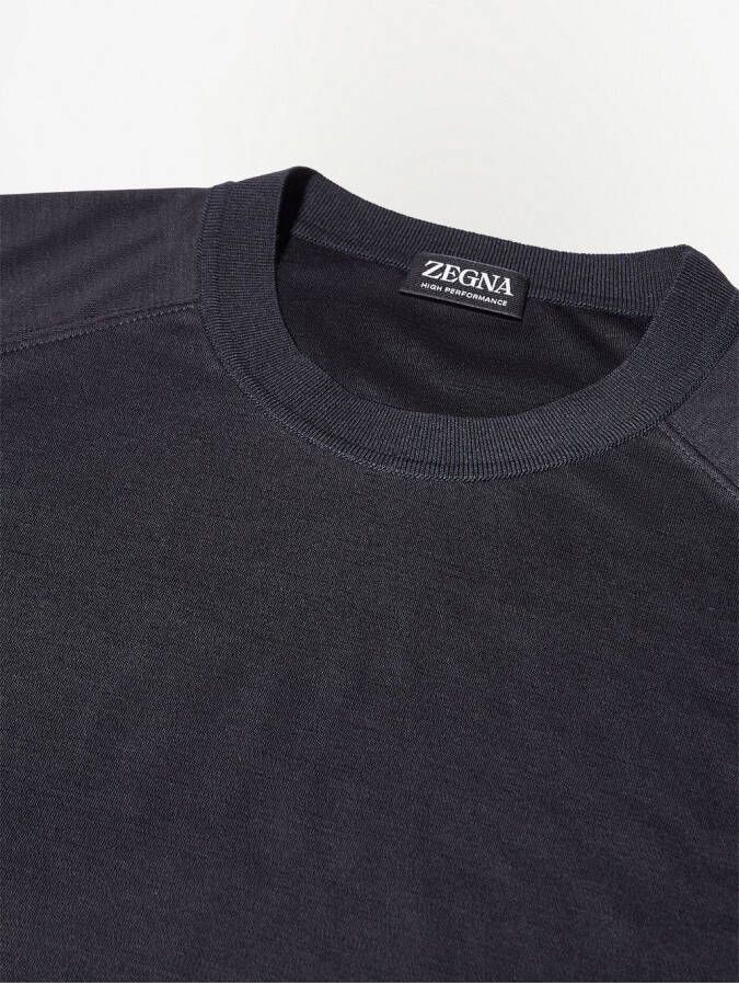 Zegna T-shirt met korte mouwen Blauw
