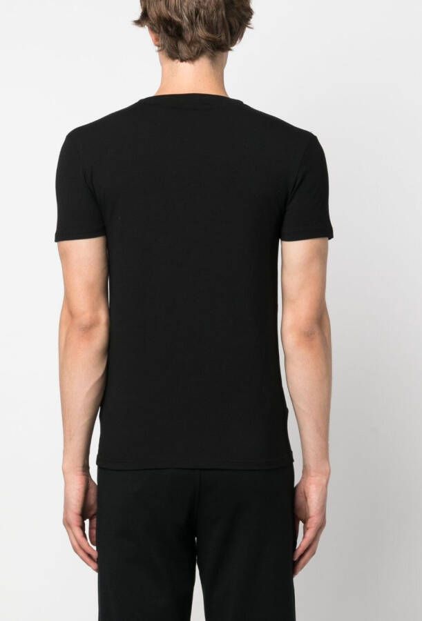 Zegna T-shirt van stretch-katoen Zwart