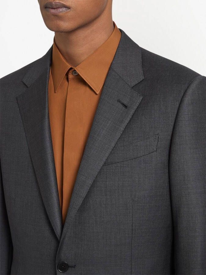 Zegna Wollen pak Grijs