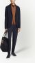 Zegna Colbert met enkele rij knopen Blauw - Thumbnail 2