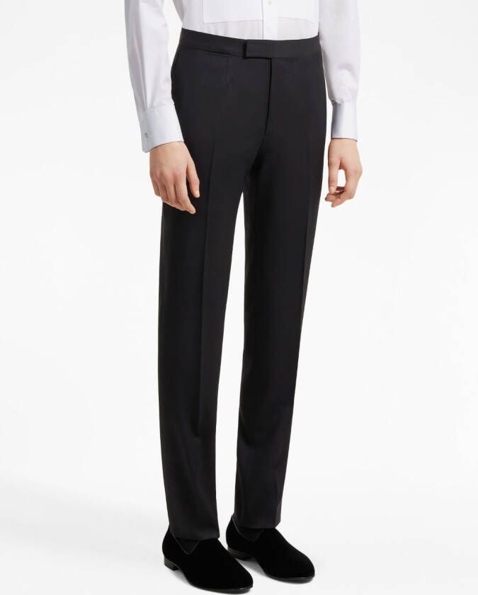 Zegna Pak met enkele rij knopen Zwart