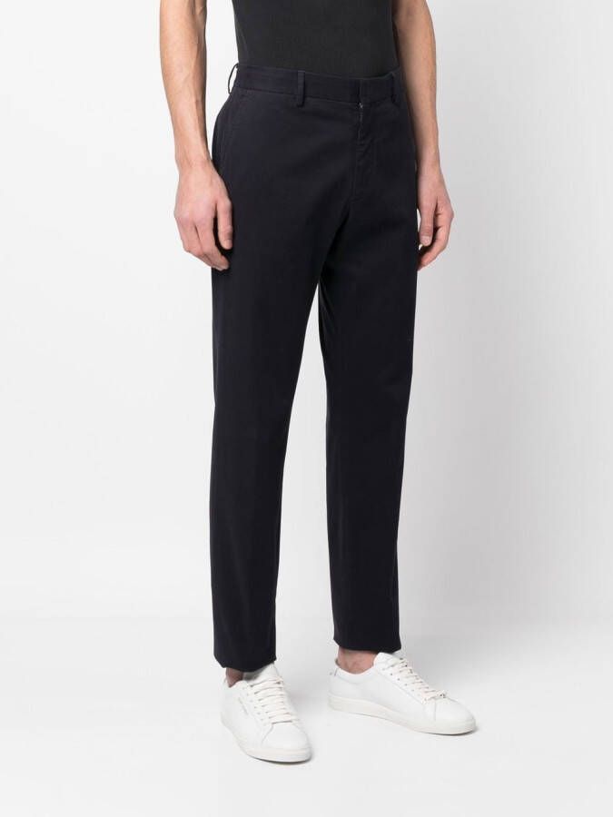 Zegna Slim-fit pantalon Blauw