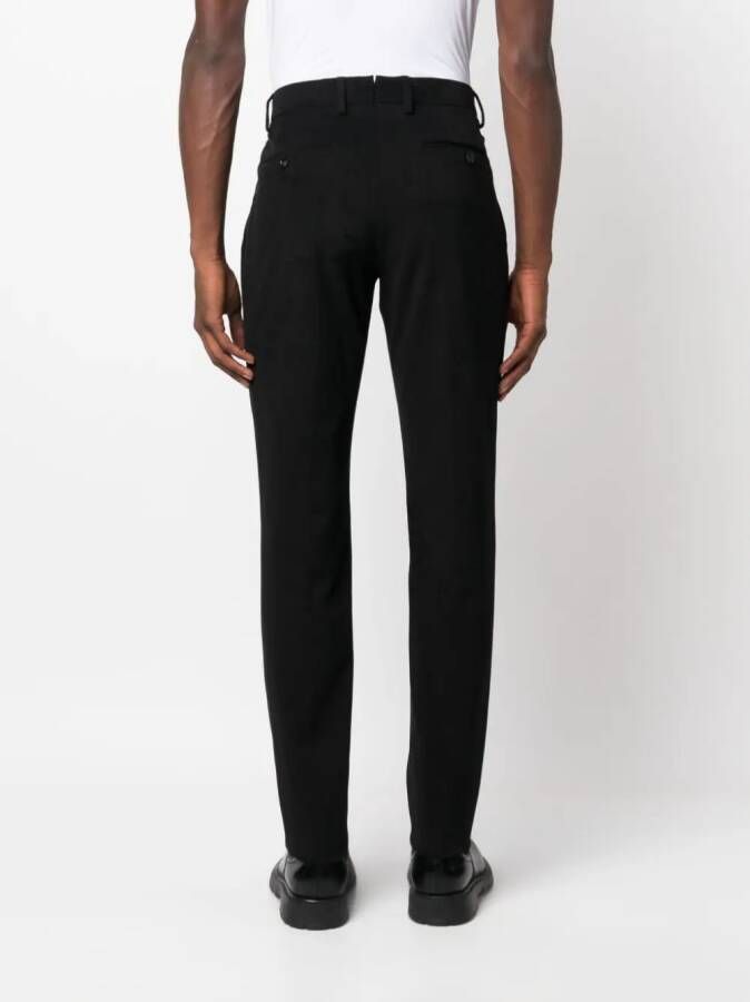 Zegna Winter mid-waist chino Zwart