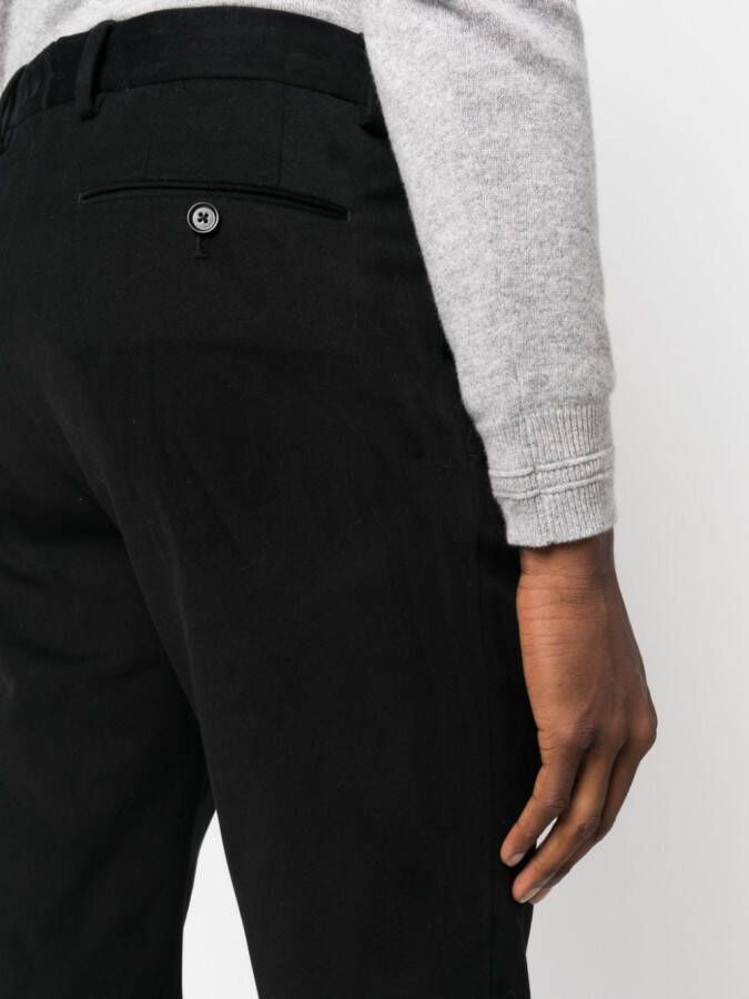 Zegna Winter mid-waist chino Zwart