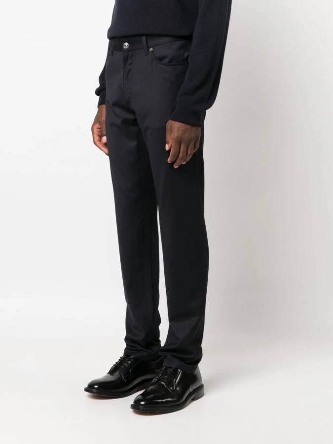 Zegna Slim-fit broek Blauw