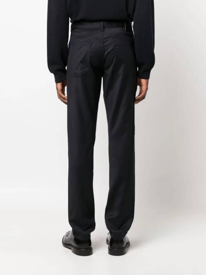 Zegna Slim-fit broek Blauw