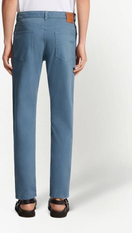Zegna Slim-fit jeans Blauw