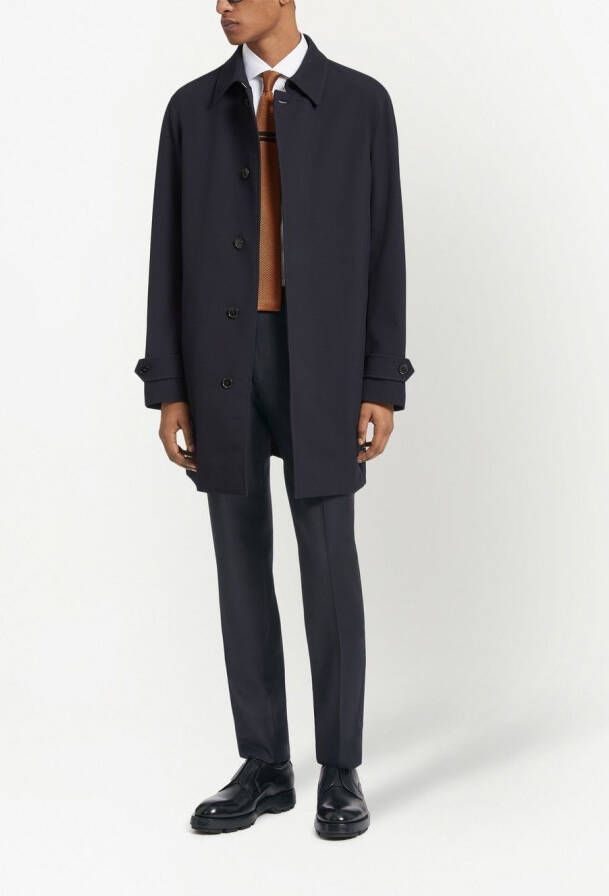 Zegna Slim-fit pantalon Blauw