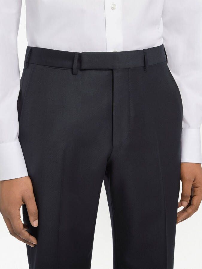 Zegna Slim-fit pantalon Blauw