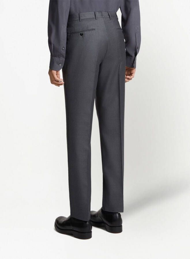 Zegna Slim-fit pantalon Grijs