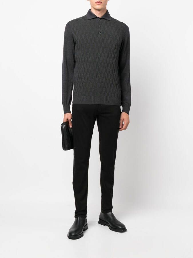 Zegna Straight jeans Zwart