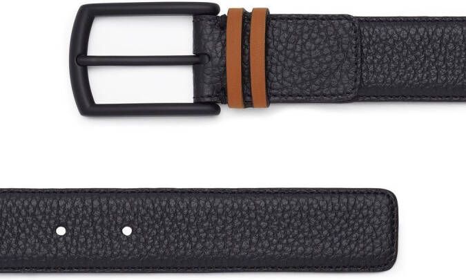 Zegna Leren heuptas Zwart