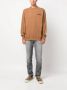 Zegna Sweater met logo-reliëf Bruin - Thumbnail 2