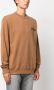 Zegna Sweater met logo-reliëf Bruin - Thumbnail 3