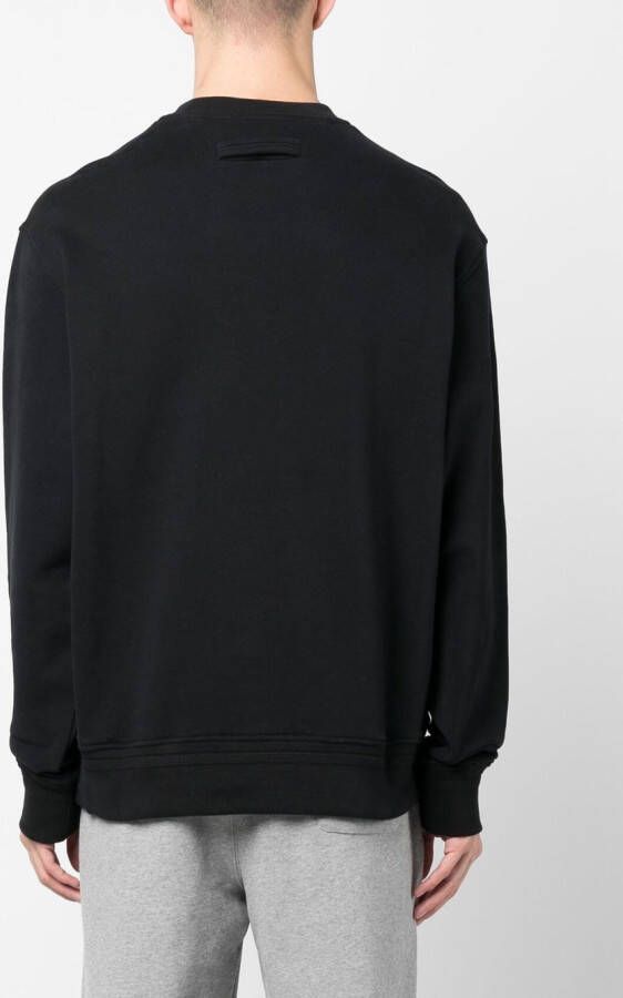Zegna Sweater met logoprint Zwart