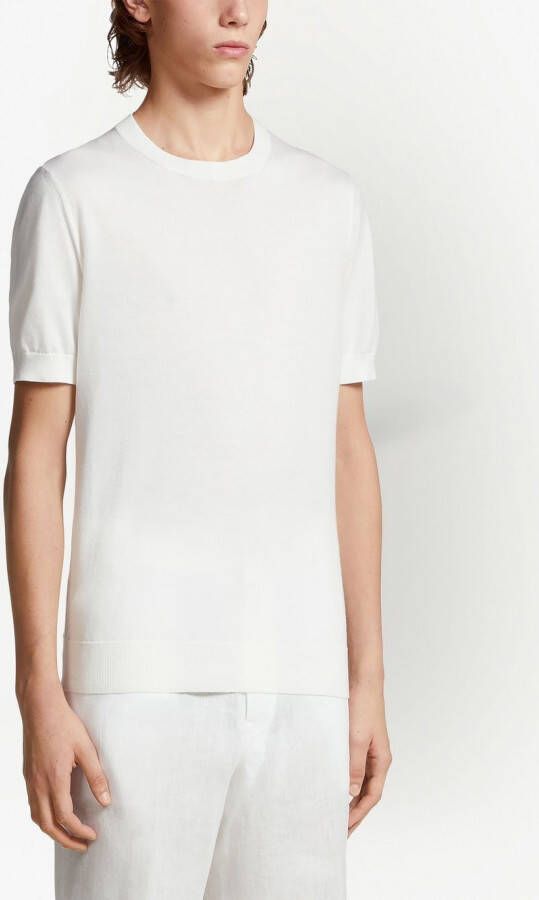 Zegna T-shirt met korte mouwen Wit
