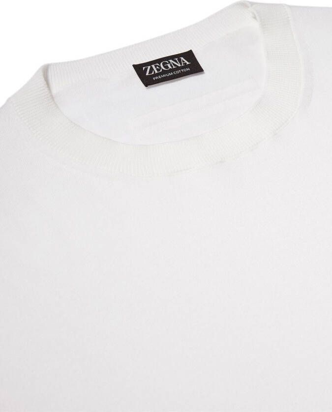 Zegna T-shirt met korte mouwen Wit