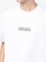 Zegna T-shirt met logoprint Wit - Thumbnail 5