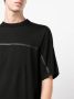 Zegna T-shirt met verlaagde schouders Zwart - Thumbnail 5