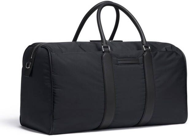 Zegna Reistas met leren afwerking Zwart