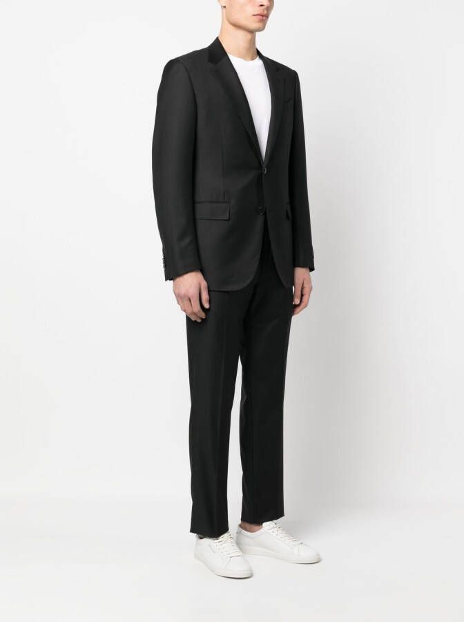 Zegna Wollen pak Zwart