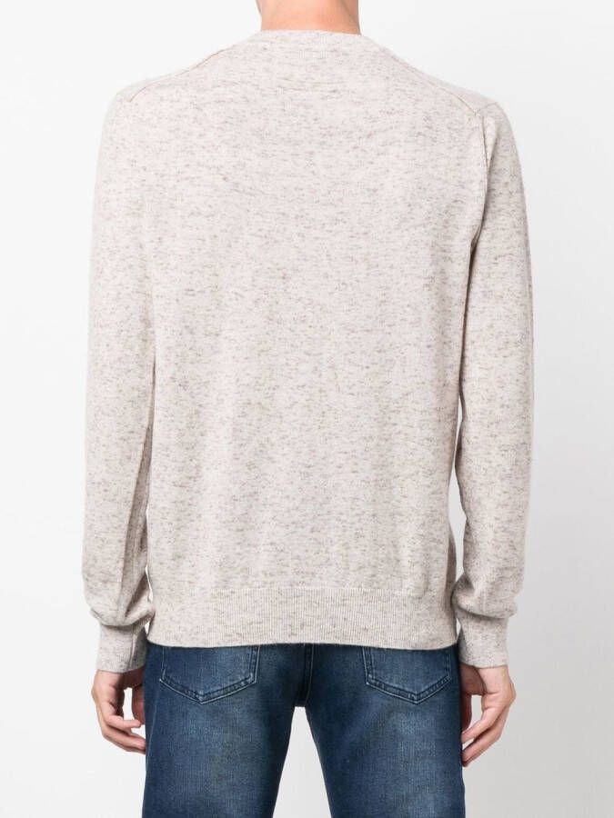 Zegna Trui met ronde hals Beige