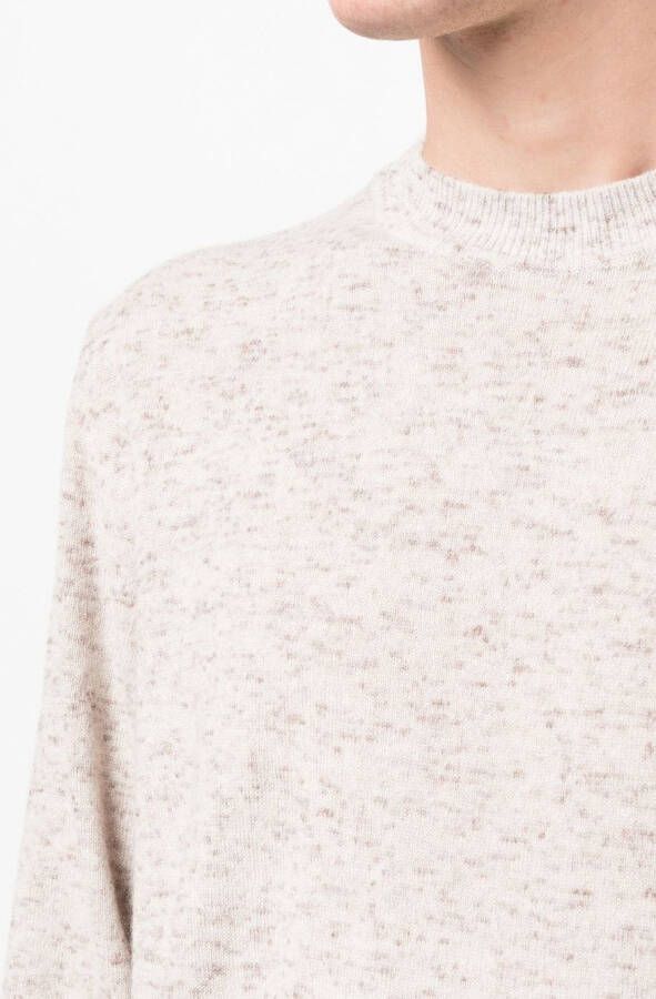 Zegna Trui met ronde hals Beige
