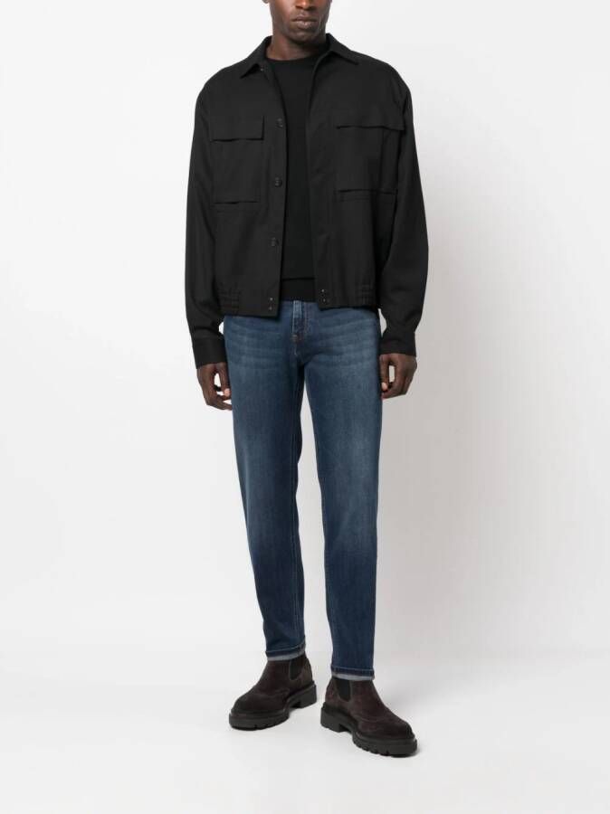 Zegna Trui met ronde hals Zwart