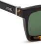 Zegna Zonnebril met vierkant montuur Bruin - Thumbnail 3