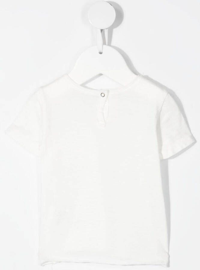 Zhoe & Tobiah T-shirt met opgestikte zak Wit
